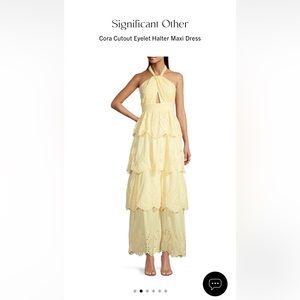 Significant Other Halter long dress